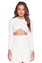view 1 of 3 The Lover Crop Top in White