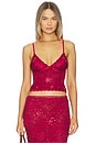 view 1 of 5 Kirra Lace Top in Red