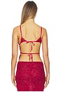 view 3 of 5 Kirra Lace Top in Red