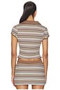 view 3 of 5 Kaydin Top in Multi Stripe