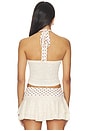 view 3 of 5 Kayli Top in Cream & Polka Dot