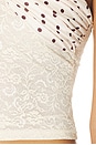 view 5 of 5 Kayli Top in Cream & Polka Dot