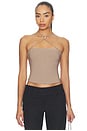 view 1 of 5 Tamora Corset Top in Taupe