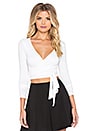 view 1 of 3 Ballerina Crop Top in White