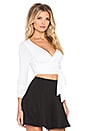 view 2 of 3 Ballerina Crop Top in White