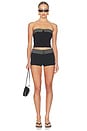 view 4 of 5 Kittie 2.0 Bustier in Black Base With Reverse Dot