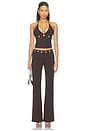 view 5 of 4 Marren Halter Top in Brown