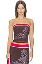 view 1 of 5 Serah Top in Chocolate