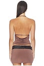 view 4 of 4 Thara Top in Chocolate