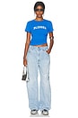 view 5 of 4 Kayla Baby Tee in Blue