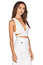 view 2 of 3 Lust Crop Top in White