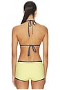 view 3 of 5 Kristin Bikini Top in Pale Yellow