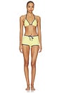 view 4 of 5 Kristin Bikini Bottom in Pale Yellow