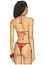 view 4 of 6 Reversible Finlea Bikini Top in Vintage Stripe