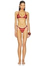 view 5 of 7 BRAGUITA REVERSIBLE AYANNA BIKINI  in Vintage Stripe
