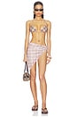 view 7 of 7 Reversible Ave Bikini Bottom in Plaid