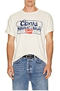 view 3 of 4 Coors Banquet Beer Cropped Tee in Natural