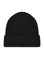 view 3 of 3 Logo Box Cuffed Beanie in Black