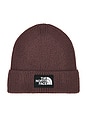 view 2 of 3 Logo Box Cuffed Beanie in Tawny Quartz