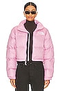 view 1 of 5 Nuptse Short Jacket in Orchid Pink