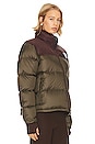 view 3 of 6 1996 Retro Nuptse Jacket in New Taupe Green & Coal Brown