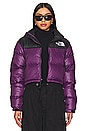 view 1 of 5 Nuptse Short Jacket in Black Currant Purple
