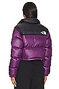 view 4 of 5 Nuptse Short Jacket in Black Currant Purple
