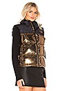 view 3 of 5 1996 Retro Nuptse Vest in Metallic Copper
