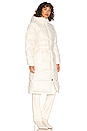 view 3 of 4 Nuptse Belted Long Parka in Gardenia White