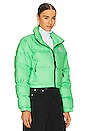 view 3 of 5 Nuptse Short Jacket in Chlorophyll Green