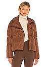 view 1 of 5 Jupiter Puffer Jacket in Chocolate
