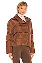 view 3 of 5 Jupiter Puffer Jacket in Chocolate