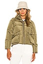 view 2 of 5 Pluto Puffer Jacket in Khaki Green
