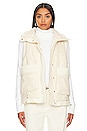 view 1 of 5 Mila Puffer Vest in Ivory