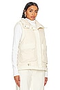 view 3 of 5 Mila Puffer Vest in Ivory
