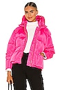 view 1 of 5 Pluto Puffer Jacket in Hot Pink