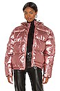 view 1 of 5 Luna Puffer Jacket in Rose Gold