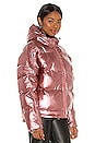 view 3 of 5 Luna Puffer Jacket in Rose Gold