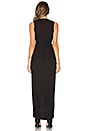 view 3 of 3 x Love Indie Lina Cross Front Maxi Dress in Black
