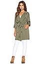 view 2 of 7 x Love Indie June Trench Coat in Khaki