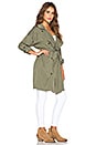 view 3 of 7 x Love Indie June Trench Coat in Khaki