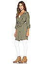 view 4 of 7 x Love Indie June Trench Coat in Khaki