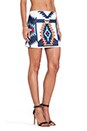 view 2 of 3 JUPE COURTE AZTEC in Aztec Print