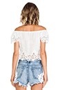 view 3 of 5 Windmill Crop Top in White
