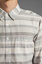 view 6 of 7 Varigated Horizontal Stripe Shirt in Blue