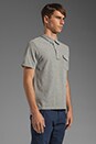 view 2 of 5 Classic Pique Polo in Grey Heather