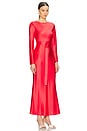 view 2 of 3 x REVOLVE Silk Estelle Dress in Red