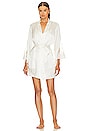 view 2 of 4 Silk Serena Lace Robe in White