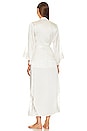 view 4 of 4 Silk Kiana Lace Robe in White