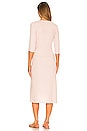 view 3 of 3 Front Wrap Dress in Blush